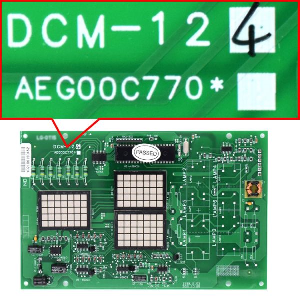 DCM-124 elevator display board