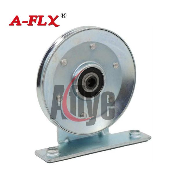 YA139C236 Elevator Door Steel Wire Rope Roller With Bracket