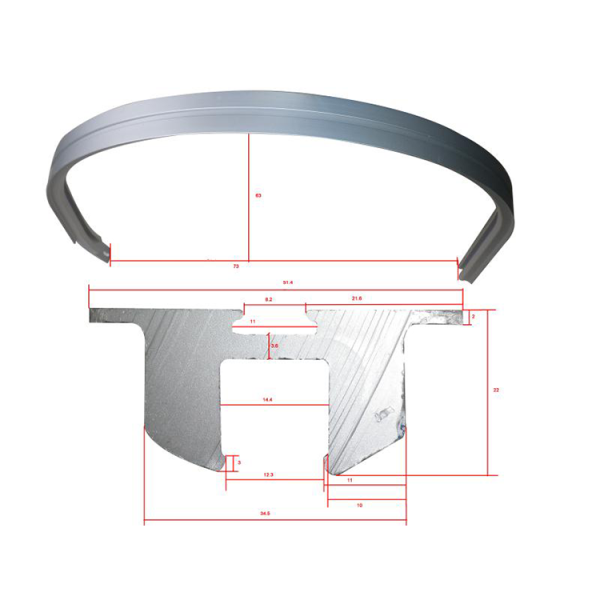 LG Sigma Escalator Handrail Curve Guide Rail