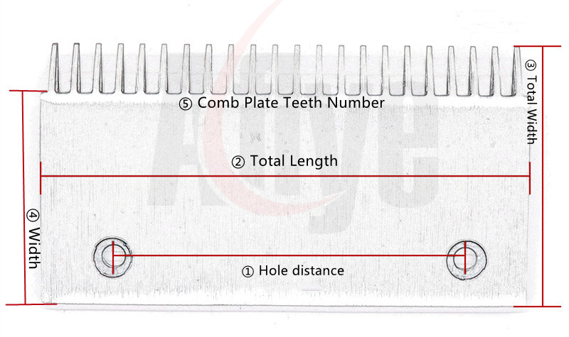 escalato step comb plate