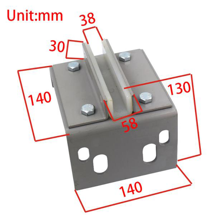 DX4 Elevator Car Sliding Guide Shoe For 16mm Guide Rail