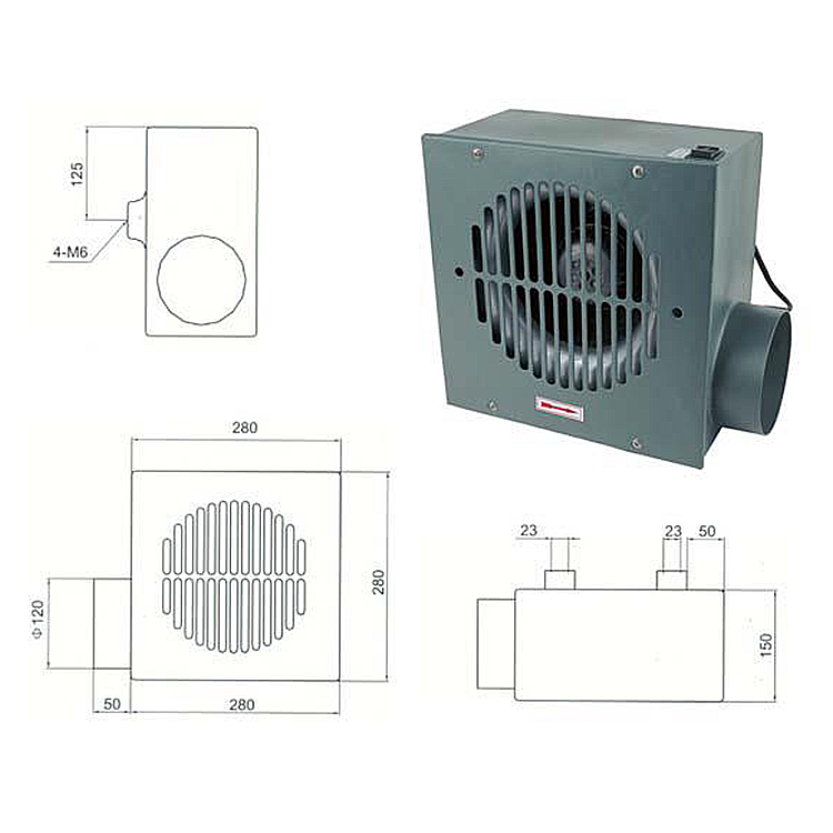 AF-GF-LFW180 Elevator Lift Car Cooling Fan