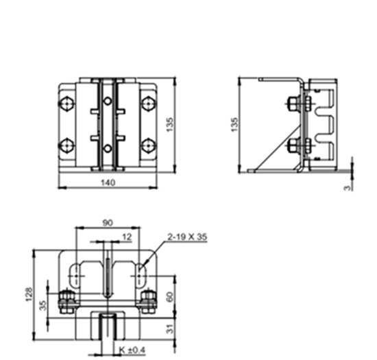 AF-HF-02G Elevator Sliding Guide Shoe