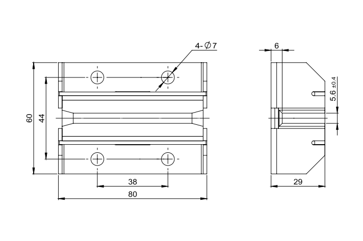 AF-SG14B Elevator Sliding Guide Shoe 