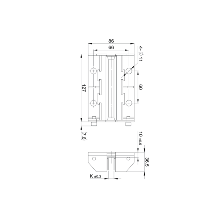 AF-SG18 Elevator Sliding Guide Shoe