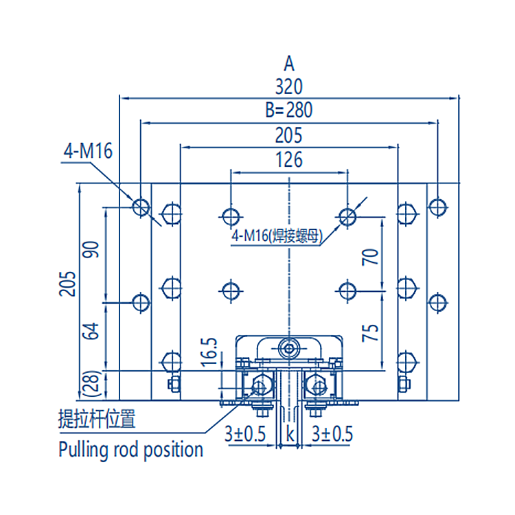 AF-OX-188A Elevator Superposed Progressive Safety Gear