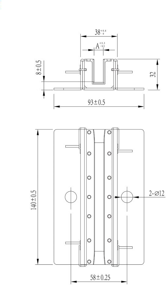 AF-HZ6 2.0m/s Elevator Slide Guide Shoe For 9/10/16/16.4 Guide Rail