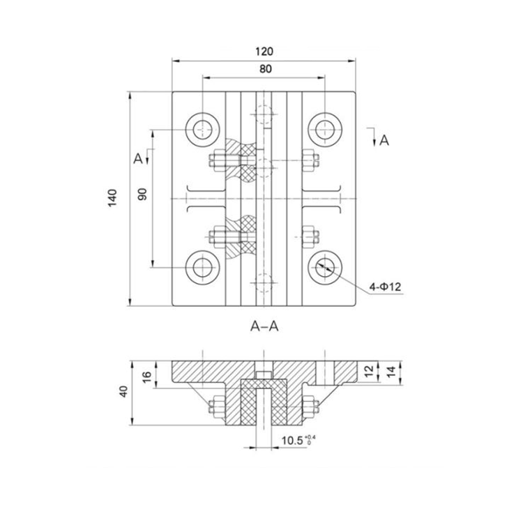 DX4B Elevator Auxiliary Rail Slide Guide Shoe