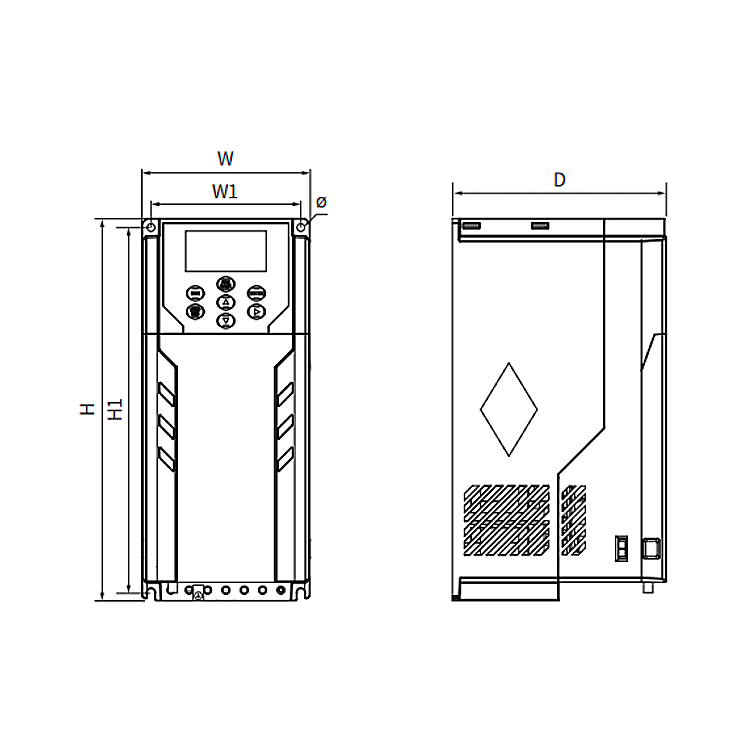 380V~480V ML10 Elevator Drive Frequency Inverter 3.7~18.5KW