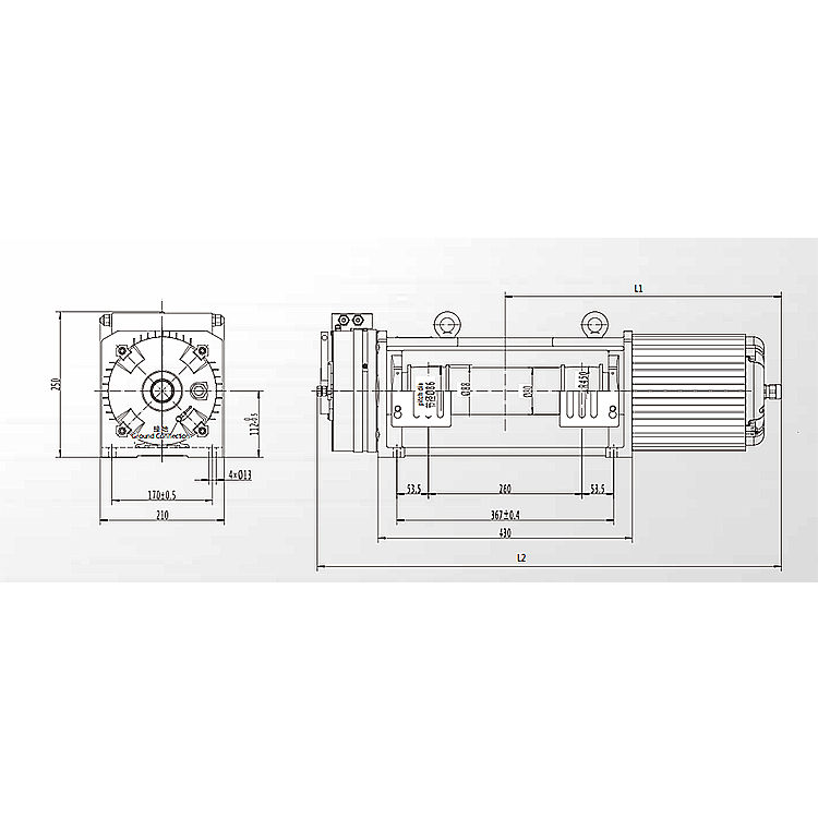 400XF 480XF Elevator Smooth Belt Tration Machine