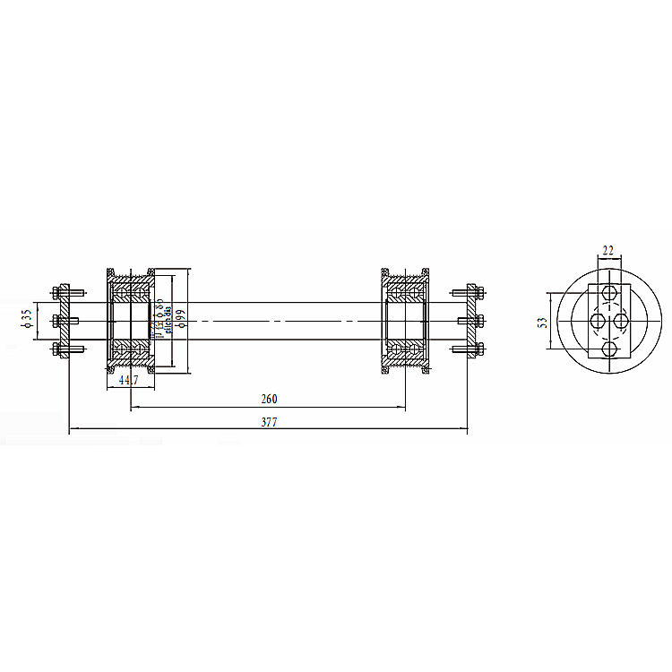 AF-XP-CP99XS Elevator Steel Belt Wheel Pulley