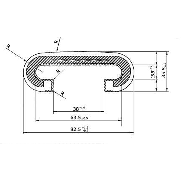 AF-H006 C Type Escalator Handrail