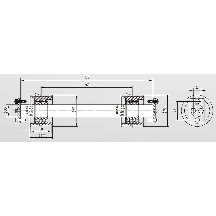 AF-XP-CP90XF Elevator Steel Belt Wheel 