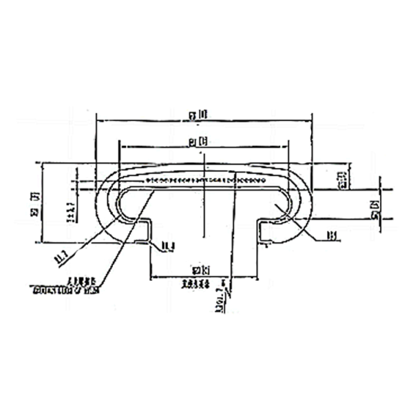 AF-HD00064 Escalator PU Rubber Handrail Belt