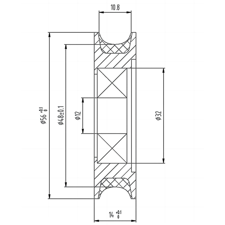 AF-A022A756 Elevator Lift Door Hanger Pulley