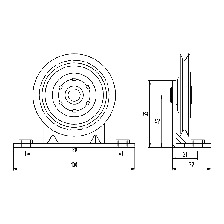 AF-A1027BL401A Elevtor Pulley Module