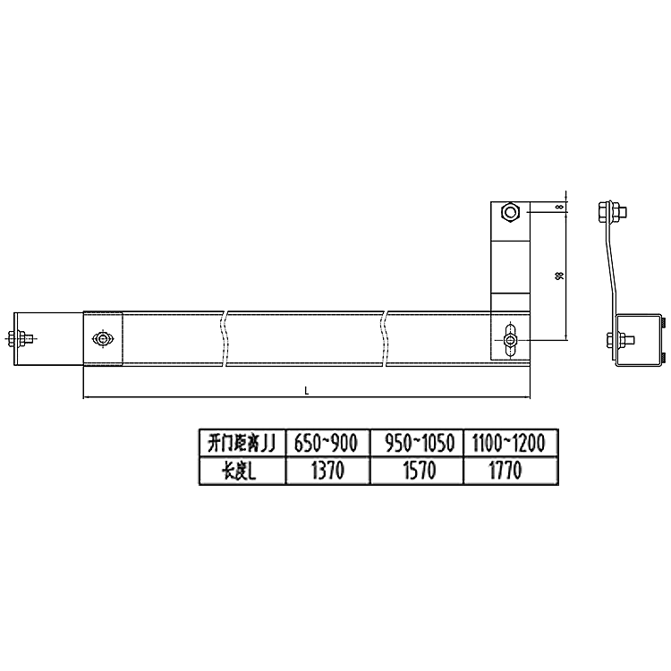 AF-A1025B700A Elevator Weight Module Guiding Pipe