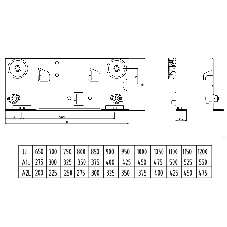 AF-OCM01B2.1.2 Elevator Door Lock Hanger Plate 