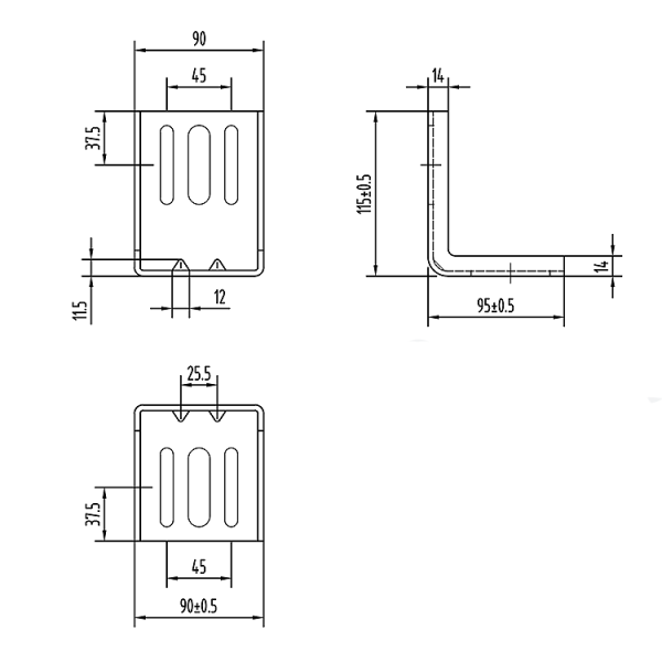 AF-OCM03.1-4 Elevtor Landing Door Installation Stand