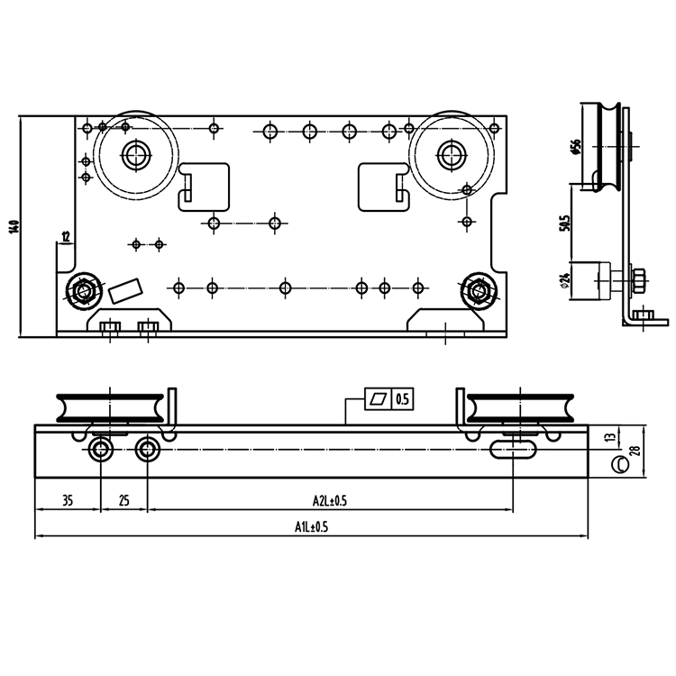 AF-OCM202A Elevator Slow Landing Door Hanger Module 