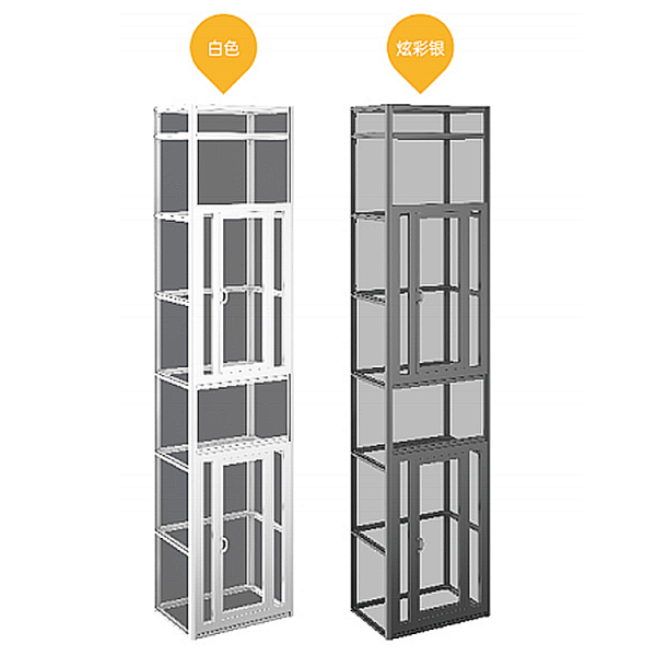 Elevator Cabin Decoration Steel Structure Well Frame