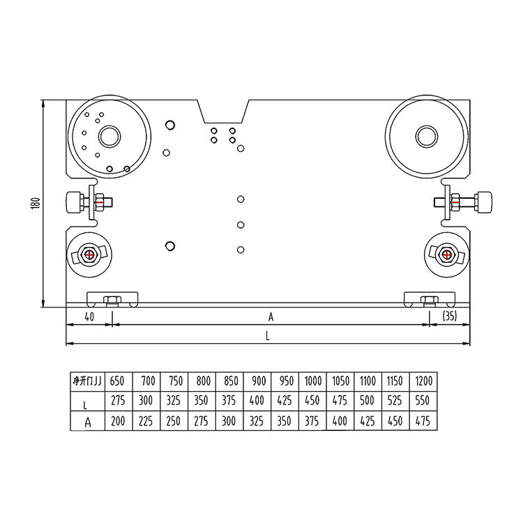 AF-OMJ01.5A Elevator Right Door Hanger Module