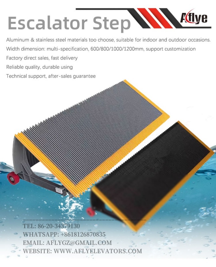 Escalator Stainless Steel Aluminum Alloy Step Pallet