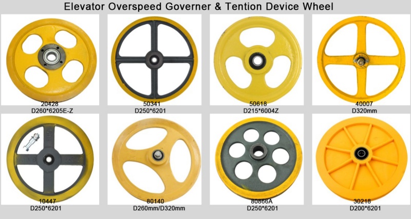 Elevator Overspeed Governer & Tention Device Wheel