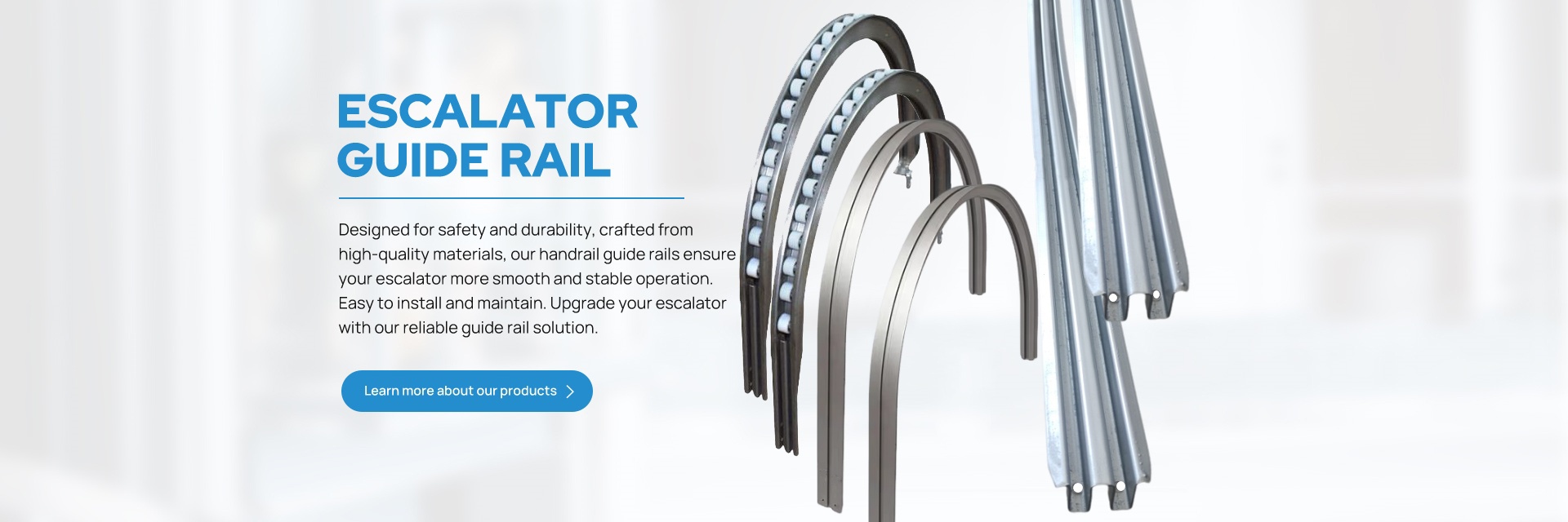 Escalator Parts Tracks Guide Rail